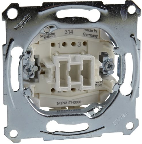 Переключатель без накладки без рамки Schneider Electric Merten Antique 1-кл. перекрестный картинка